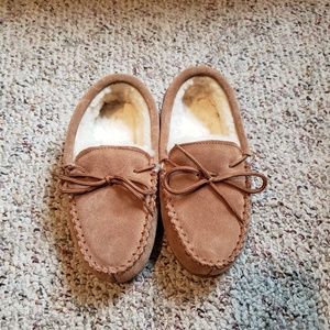 Lamo Lamb Skin Moccasins